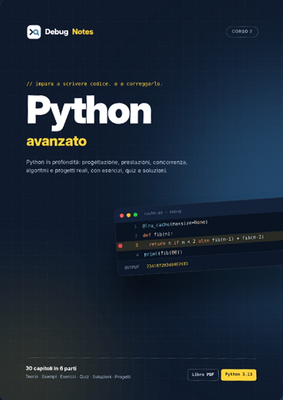 Copertina Corso 2 · Python avanzato
